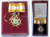 Spain WWII Order of Isabella the Catholic Commander's Cross Boxed by Villanueva y Laiseca
