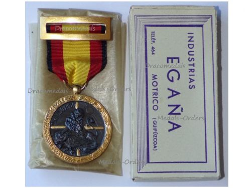 Spain Spanish Civil War Commemorative Medal 1936 1939 for the Nationalist Forces of General Franco Boxed by Egana