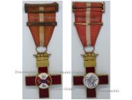 Spain WWII Order Military Merit Cross with Red Distinction & Repetition Bar General Franco 1938 1943