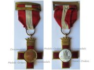 Spain WWII Order Military Merit Cross with Red Distinction General Franco 1938 1943