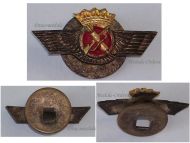 Spain Pilot Wings Lapel Pin Badge of the Spanish Air Force General Franco 1950s MINI 