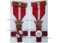 Spain WWII Order Military Merit Cross with Red Distinction General Franco 1938 1943
