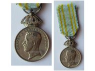 Sweden Silver Merit Medal for the Stockholm Summer Olympics 1912 King Gustaf V Issue by Lindberg MINI