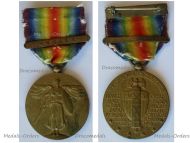 USA WWI Victory Interallied Medal with Clasp Russia for the ANREF