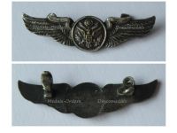 USA WWII US Army Air Forces Aircrew Wings Badge, Shirt Type for USAAF NCOs