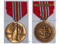 USA WWII Merchant Marine Victory Commemorative Medal 1941 1945 
