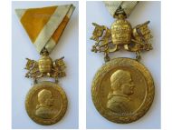 Vatican Bene Merenti Gold Medal of Pope Pius XI for the Swiss Guard 1922 1939