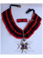 Vatican WWII Order of St Sylvester Commander's Cross by Tanfani & Bertarelli with Ribbon Bar