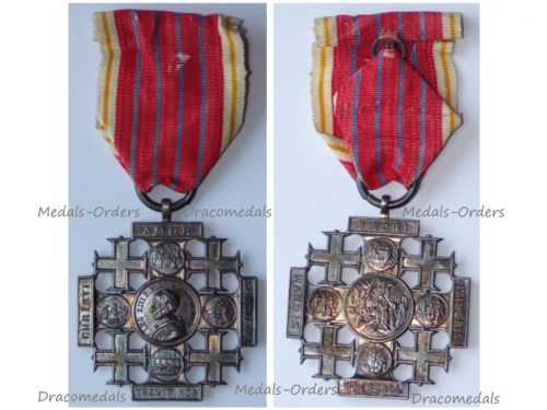 Vatican WWI Jerusalem Cross Gold 1st Class