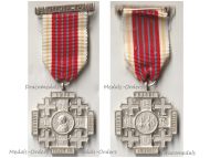 Vatican Jerusalem Cross 2nd Class with Clasp Jerusalem in Silver 800 by CDF Italy