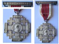 Vatican WWI Jerusalem Cross 2nd Class with Clasp Jerusalem in Silver 800
