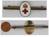 Austria Hungary WWI Cap Badge Hungarian Red Cross Volunteers Brooch 1914 1918