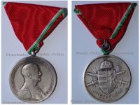 Hungary WWII Admiral Horthy's Silver Medal for Bravery 1939 1944 by Beran