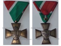 Hungary WWII National Defense Cross 1940 Lux Silvered Type