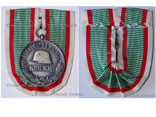 Hungary WWI Commemorative Medal Pro Deo et Patria for Combatants