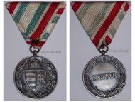 Hungary WWI Commemorative Medal Pro Deo et Patria for Non Combatants in Bronze