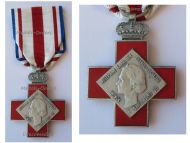 Luxembourg Silver Red Cross Medal of Grand Duchess Josephine Charlotte 1964
