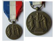 Luxembourg WWI Medal of Mutuality by the National Federation of the Association of Mutual Aid