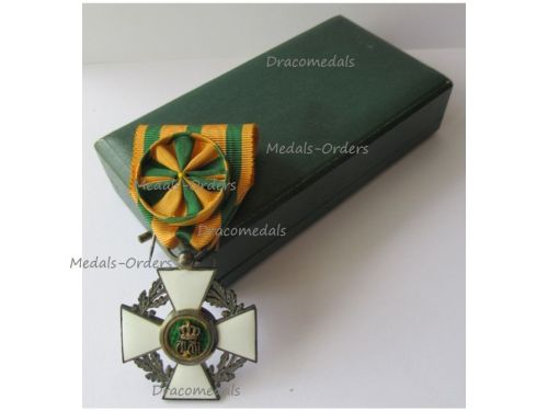 Luxembourg WWI Order of the Oak Crown Officer's Cross Boxed