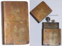 France WWI Trench Art Petrol Lighter Book 1914 1918