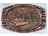 France WWI Patriotic Ashtray Big Bertha Artillery Gun, Chuignes 1918