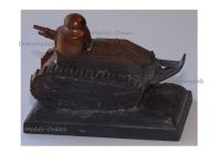 France WWI Trench Art French Tank Renault FT17 Deskweight Numbered