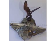 France WWI Trench Art Inkwell Diving Raptor in Honor of the Fallen Pilots & Aircrews of the French Air Force Tomb of the Unknown Soldier under the Arc de Triomphe (Triumphal Arc) Numbered