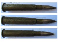 France WWI Trench Art Decorative Rifle Cartridge 1914 1916