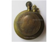 France WWI Trench Art Petrol Lighter Marianne & King Edward VII