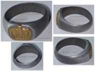 Germany Austria Ottoman Empire Turkey WWI Patriotic Ring Trench Art German  Austria Turkish Great War WW1 1914 1918 - Dracomedals Medals-Orders Medals  Orders Decorations