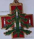 Austria Hungary WWI Weihnachten im Felde Christmas on the Front Cap Badges