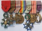France WWI Medal Sets & Groups (Great War 1914-1918)