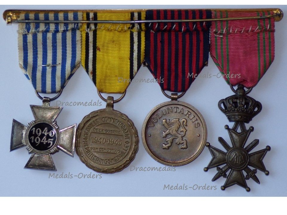 Netherlands Military War medal World War 2 Marine service Dutch clasp 1940 1945 