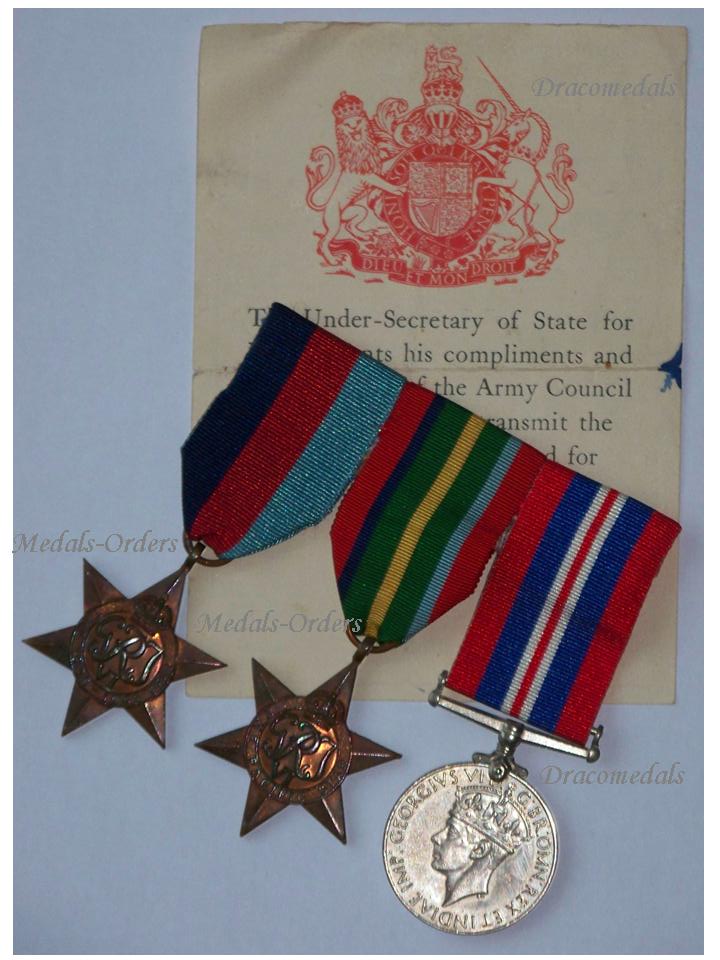 Britain WWII Pacific Star 1939 1945 War Commemorative Medal