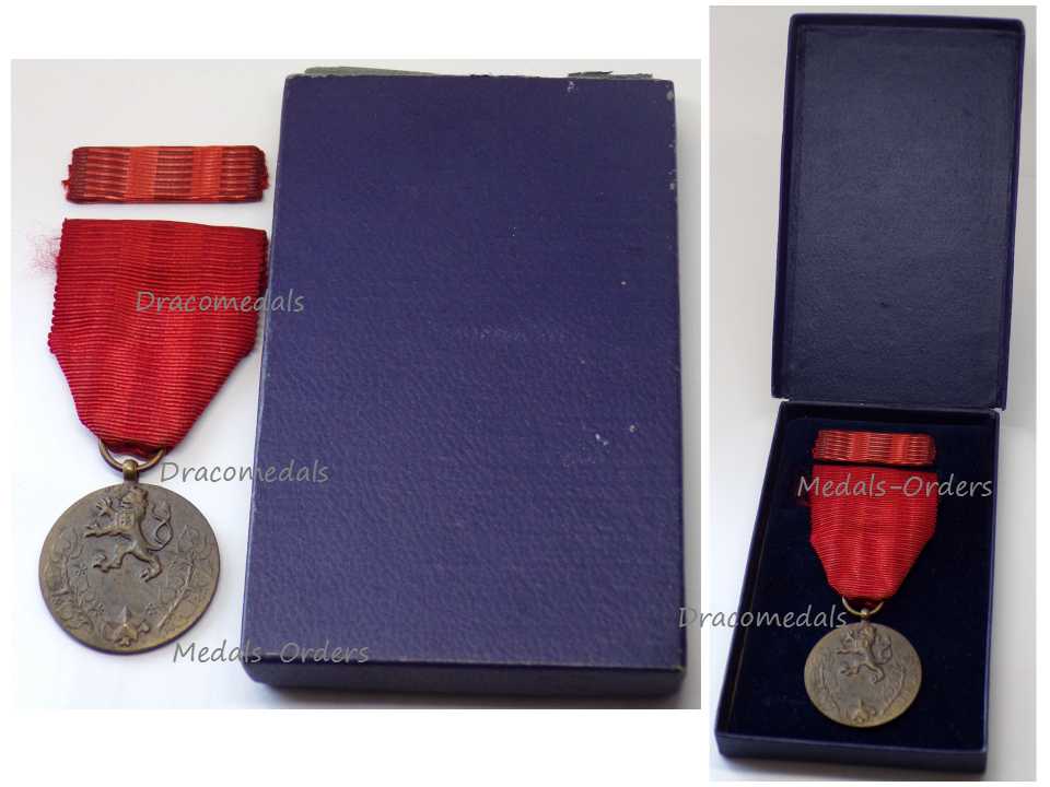 Czechoslovakia Homeland Service Military Medal Decoration 1955