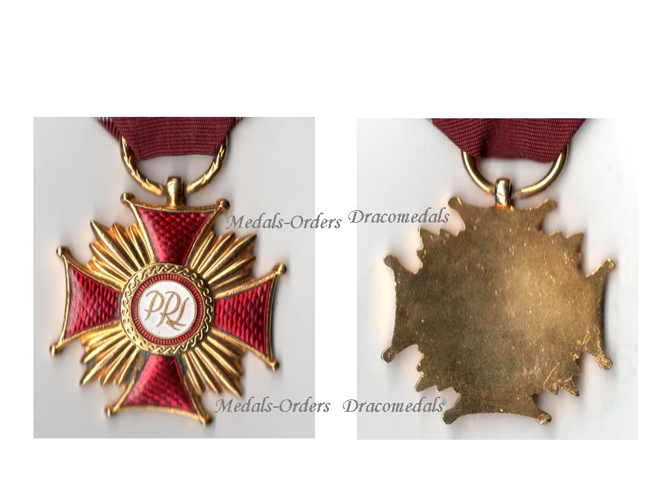 Military Civil Medal Decoration Peoples Republic Poland Poland Cross Merit PRL