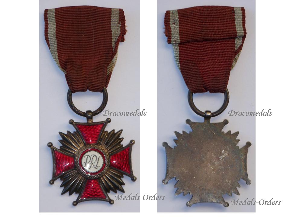 Military Civil Medal Decoration Peoples Republic Poland Poland Cross Merit PRL