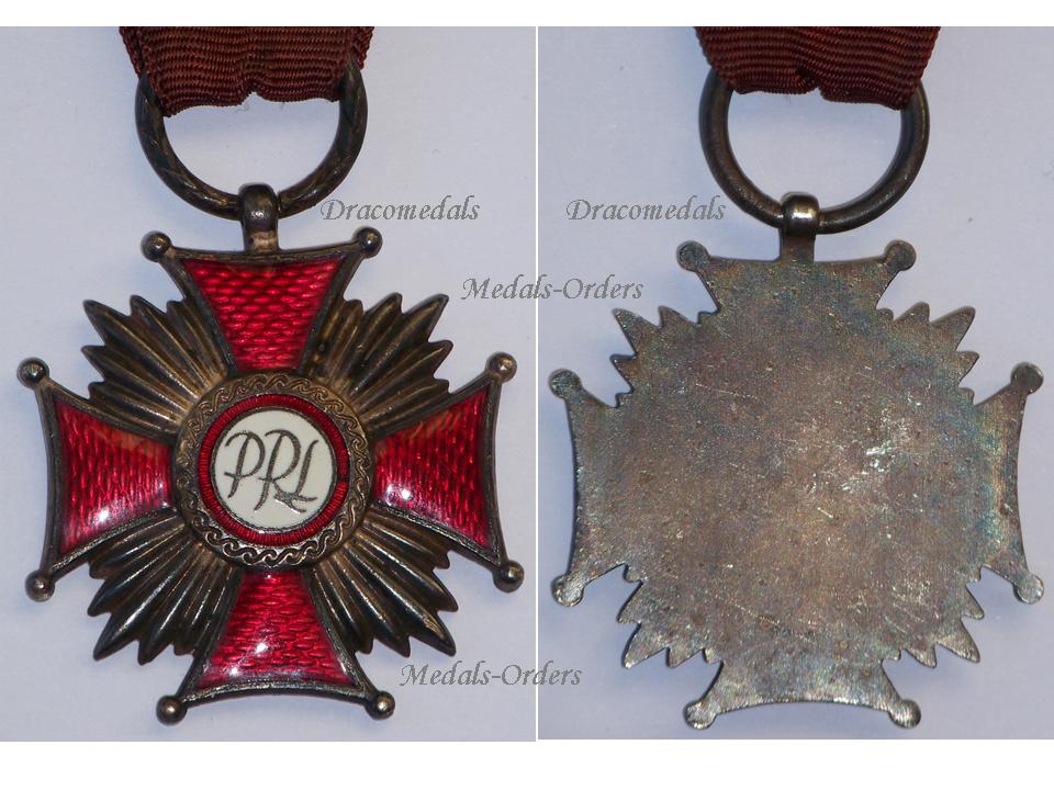 Military Civil Medal Decoration Peoples Republic Poland Poland Cross Merit PRL